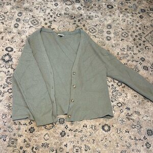 Sage oversized cardigan